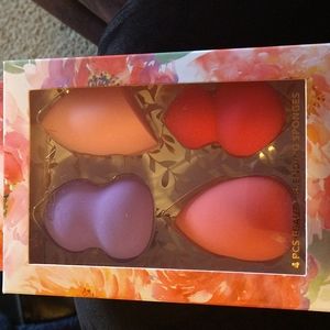 Beauty blending sponges.